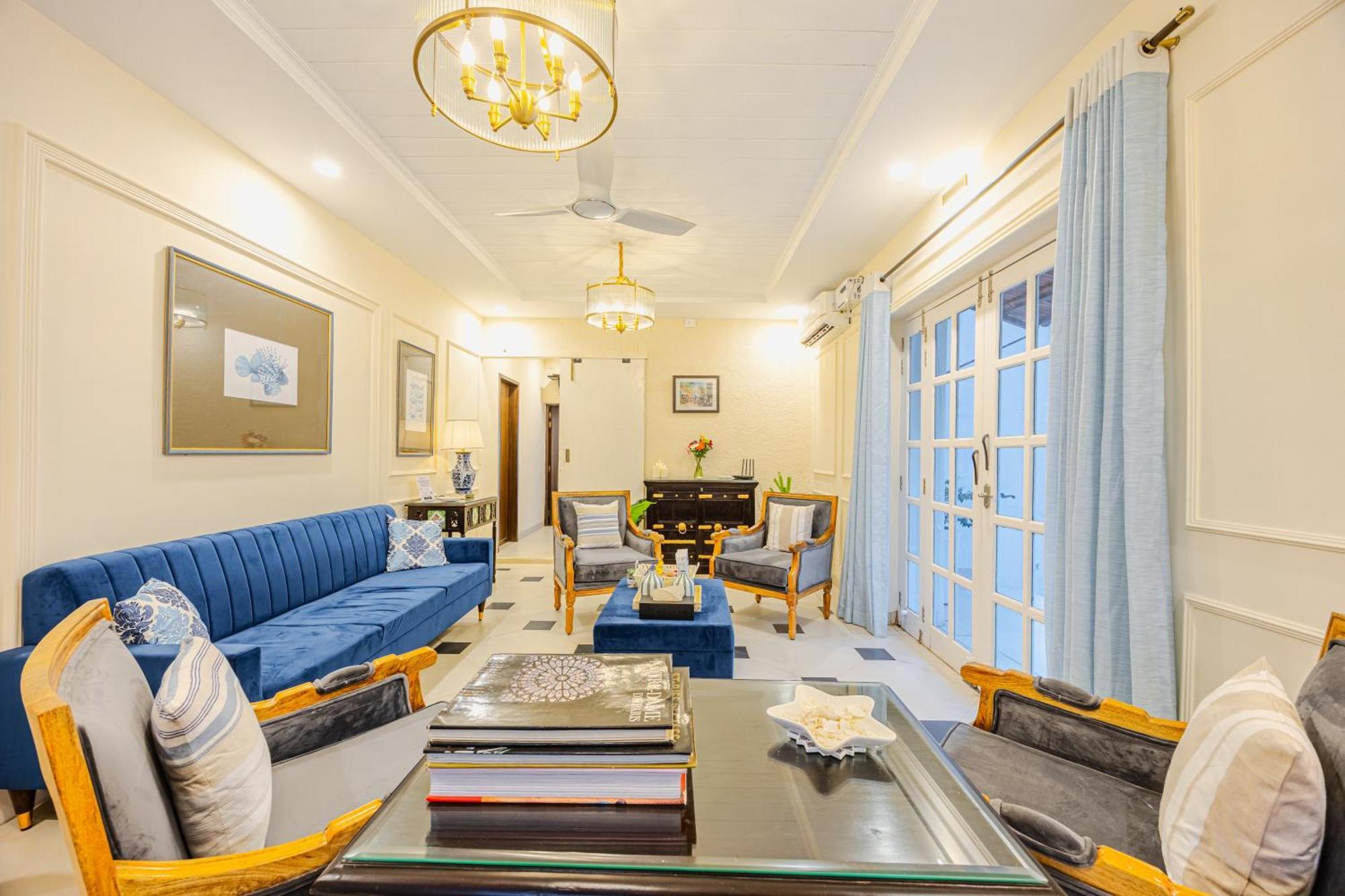 Elivaas 4 Bhk Villa Near Beach With Private Pool & Bar - Casa Boa Vida كاندولِم المظهر الخارجي الصورة