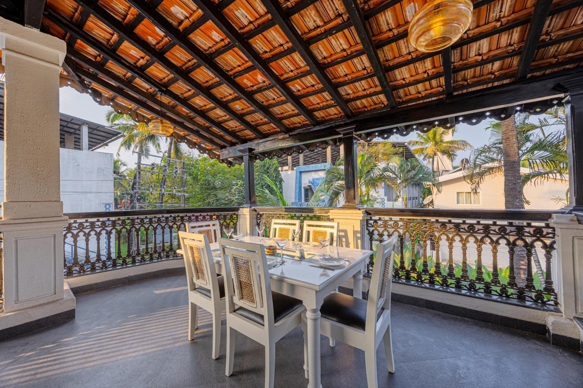 Elivaas 4 Bhk Villa Near Beach With Private Pool & Bar - Casa Boa Vida كاندولِم المظهر الخارجي الصورة