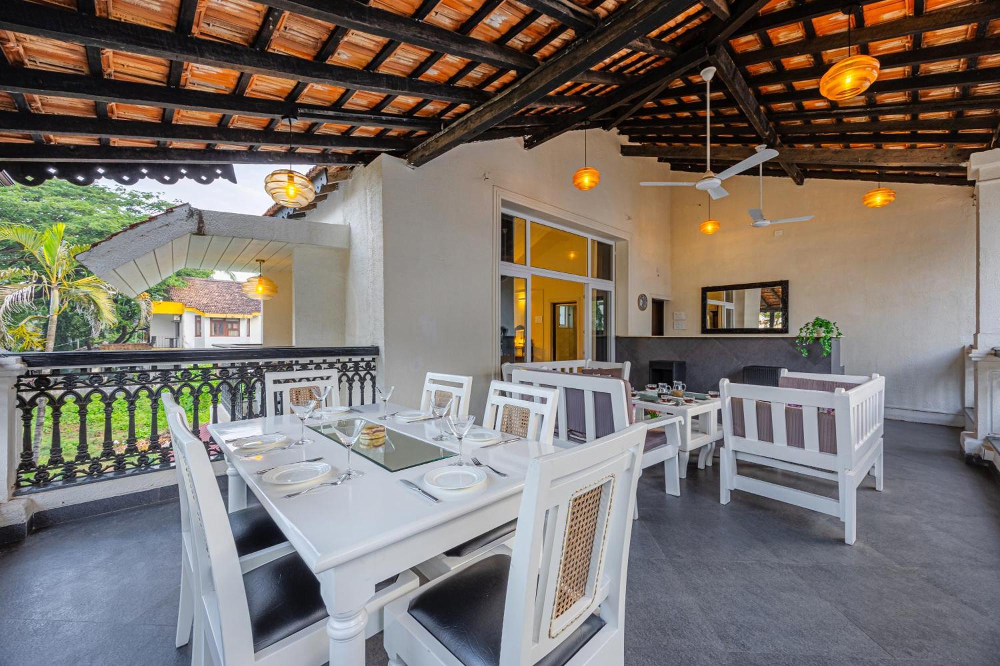 Elivaas 4 Bhk Villa Near Beach With Private Pool & Bar - Casa Boa Vida كاندولِم المظهر الخارجي الصورة