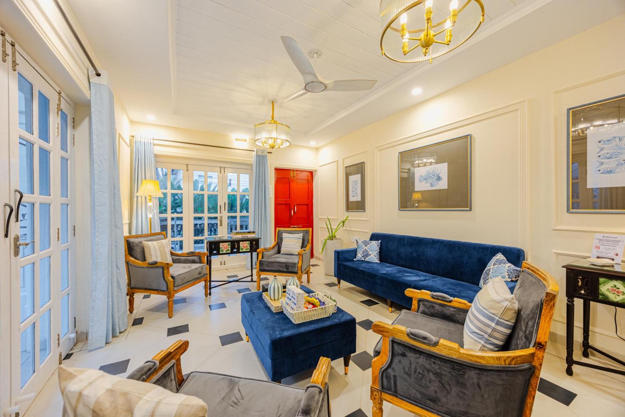 Elivaas 4 Bhk Villa Near Beach With Private Pool & Bar - Casa Boa Vida كاندولِم المظهر الخارجي الصورة