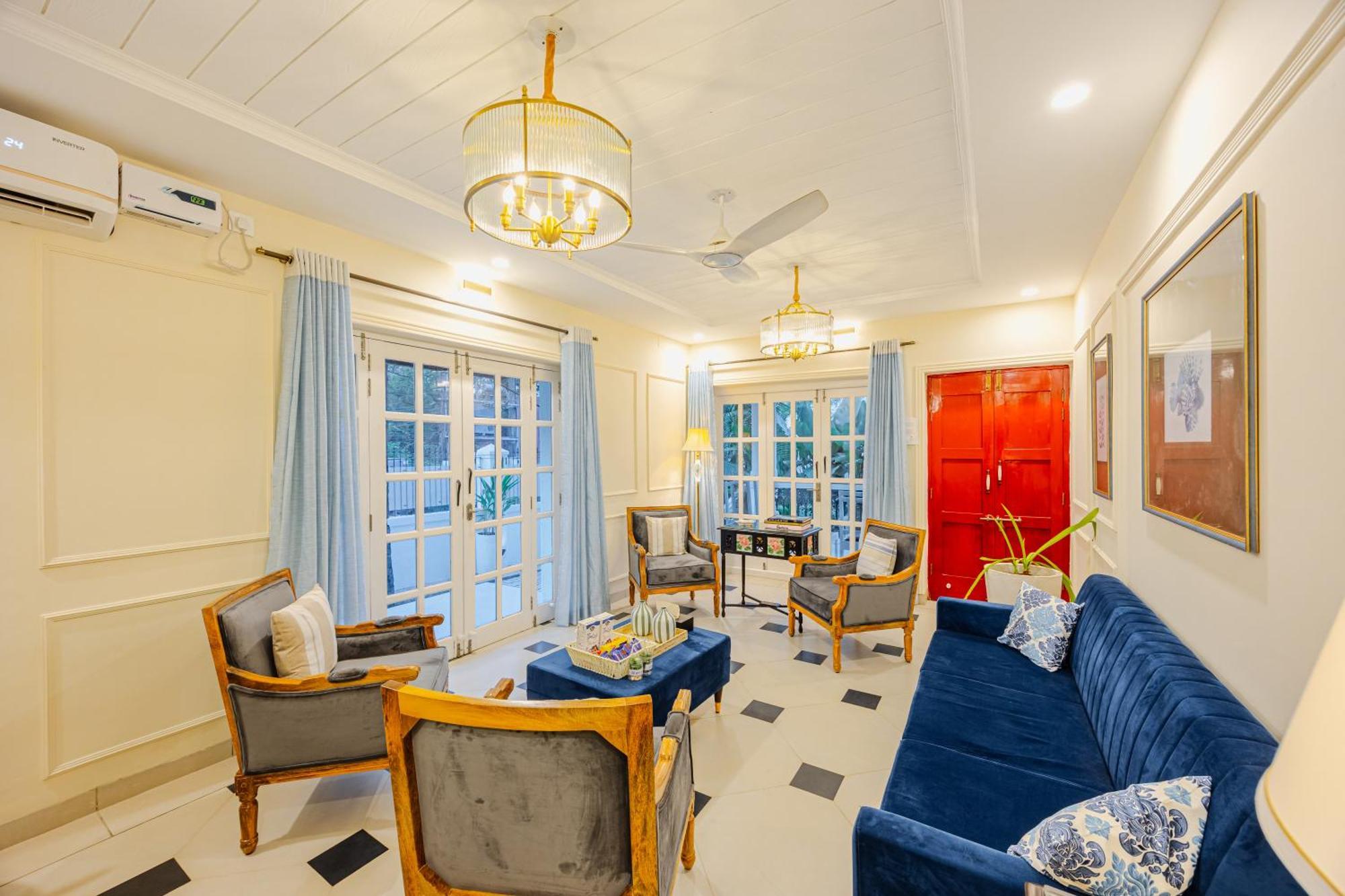 Elivaas 4 Bhk Villa Near Beach With Private Pool & Bar - Casa Boa Vida كاندولِم المظهر الخارجي الصورة