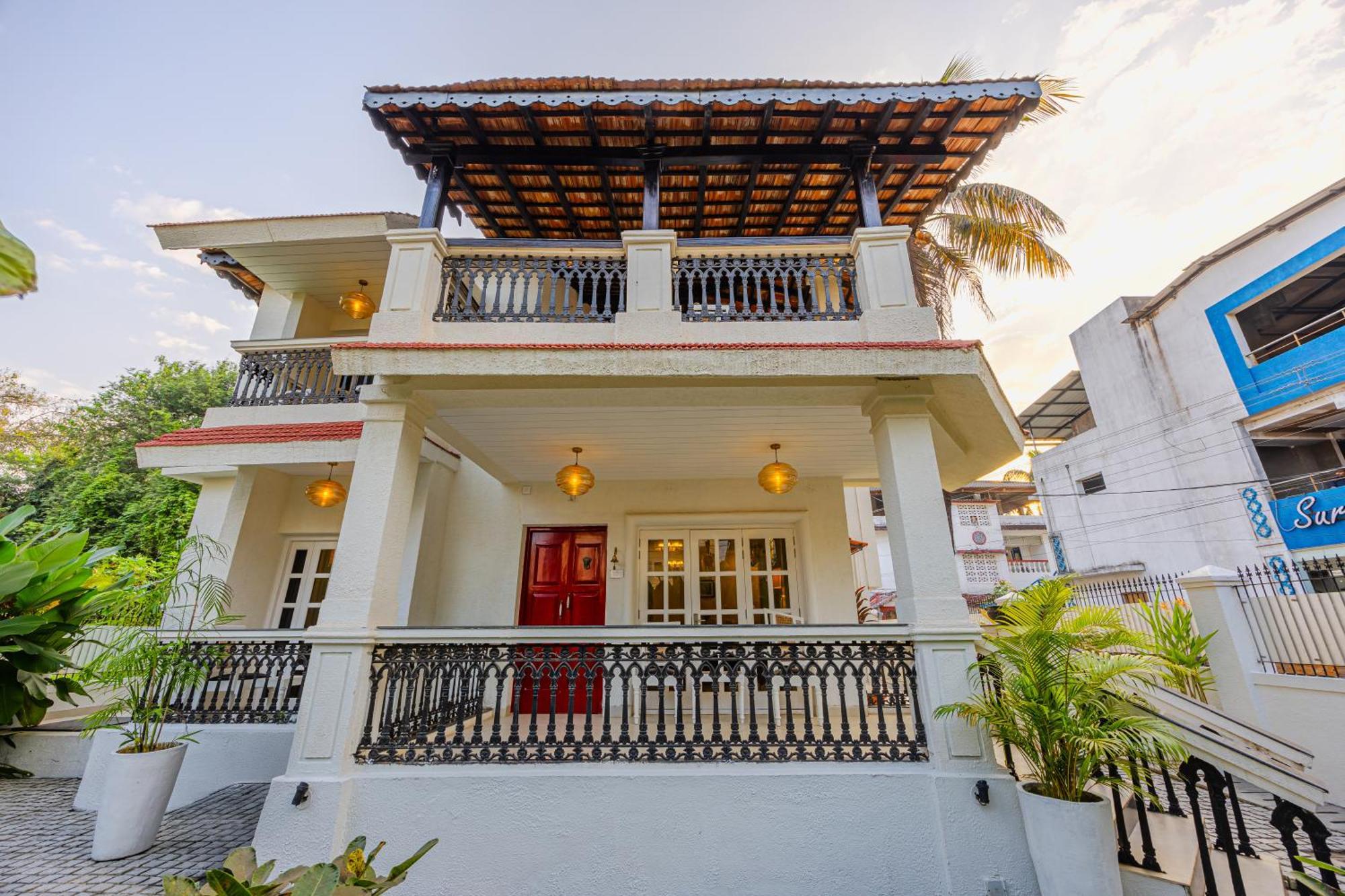 Elivaas 4 Bhk Villa Near Beach With Private Pool & Bar - Casa Boa Vida كاندولِم المظهر الخارجي الصورة